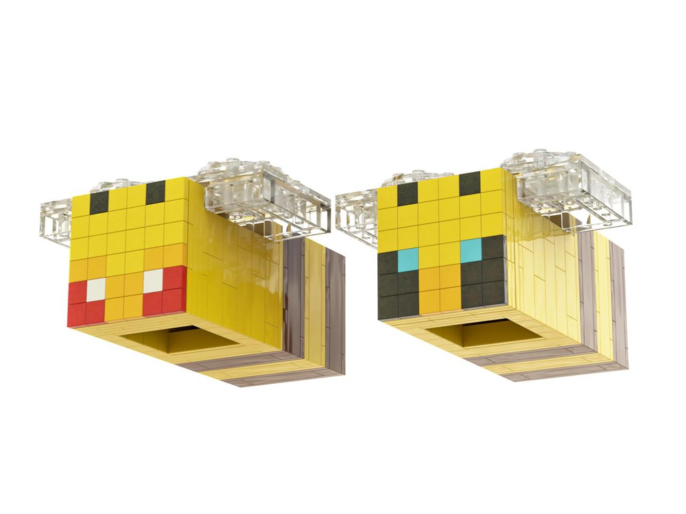 Minecraft Bee Papercraft