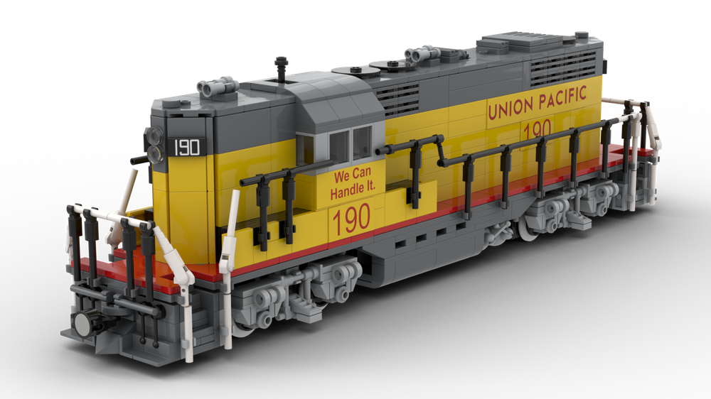LEGO MOC Union Pacific GP9 by Yellow.LXF | Rebrickable - Build with LEGO