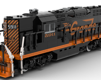 LEGO MOC-79703 Rio Grande GP9 by Yellow.LXF | Rebrickable - Build