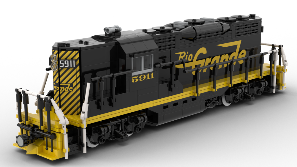 LEGO MOC-79703 Rio Grande GP9 by Yellow.LXF | Rebrickable - Build