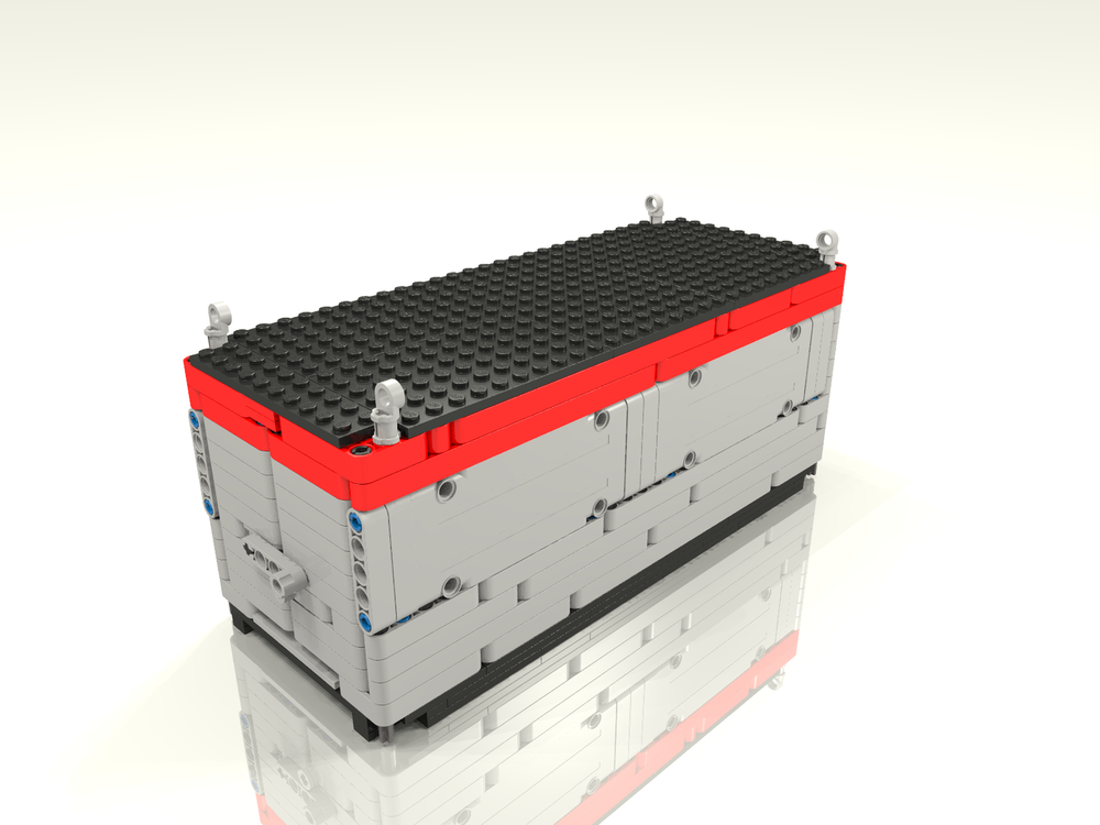 LEGO MOC 20 Feet Container for Linde Container Reach Stacker by ...
