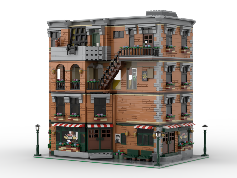 LEGO MOC Friends & Big Bang Apartment by Brick Artisan | Rebrickable - Build LEGO