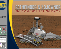 LEGO MOC-80298 NASA Mars Lander Pathfinder - Sojourner 1:9 scale