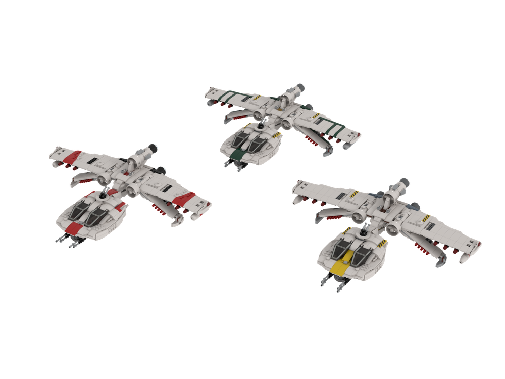 LEGO MOC BTL-S8 K-wing assault starfighter / SW Legends