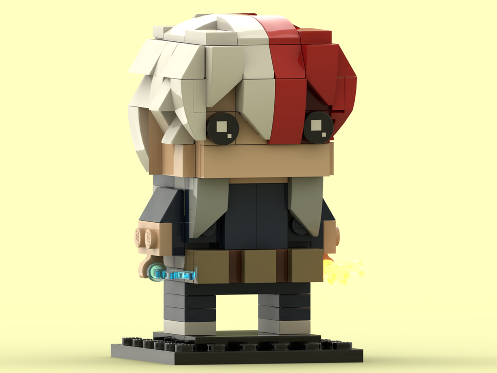 LEGO MOC Shoto Todoroki & Momo Yaoyorozu BrickHeadz - My Hero Academia ...