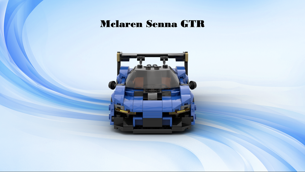 LEGO MOC Speed Champions Mclaren Senna GTR armageddon1030 | Rebrickable - with LEGO