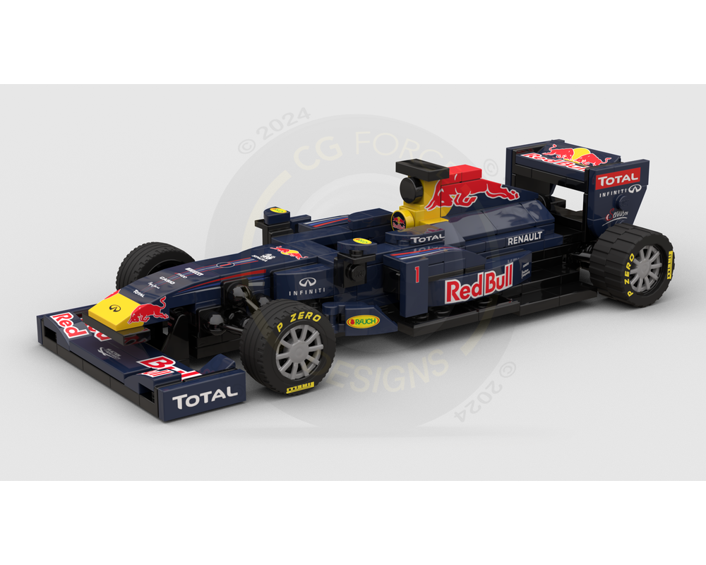 LEGO MOC F1 Red Bull Racing RB7 by CGForceDesigns | Rebrickable - Build ...