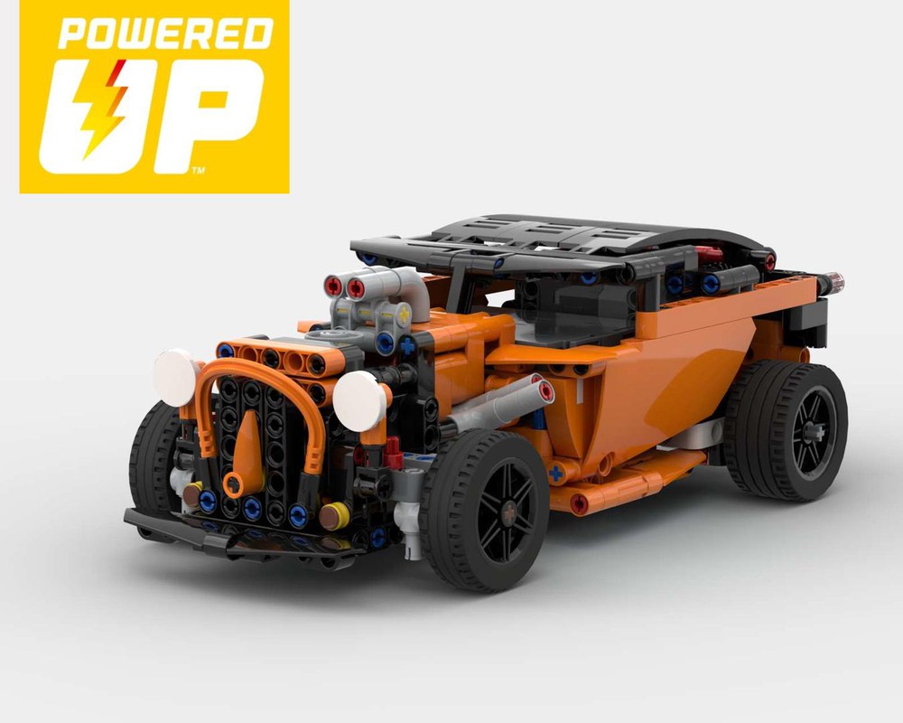 LEGO MOC PU/RC Hot (42093 42109 dual alternate) by | Rebrickable Build with LEGO