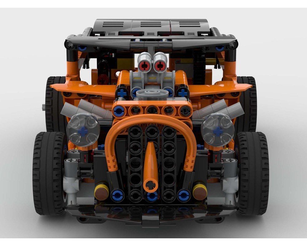 LEGO MOC-80413 PU/RC Hot rod (42093 + 42109 dual alternate) by