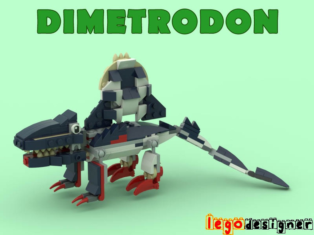 LEGO MOC 31088 Dimetrodon by LegoDesigner Rebrickable Build