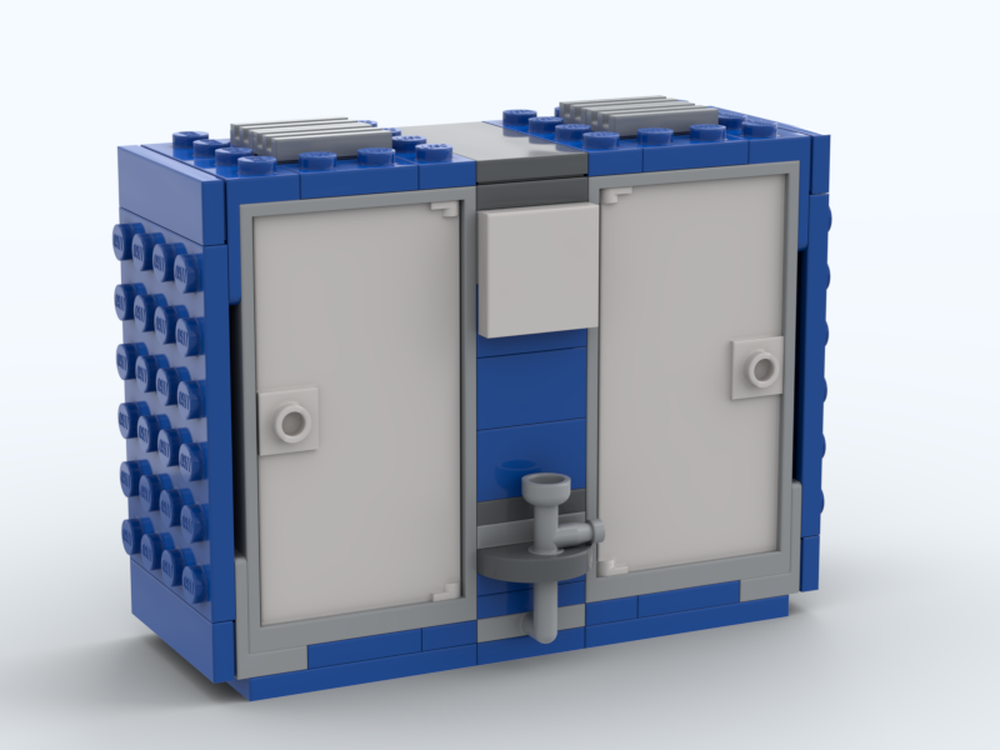 LEGO MOC Portable Bathrooms with Drinking Fountain by LA_Studios ...