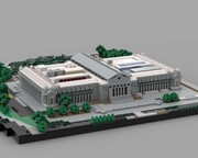 LEGO MOC The Drew Las Vegas at 1/650th Scale by FunnyTacoBunny