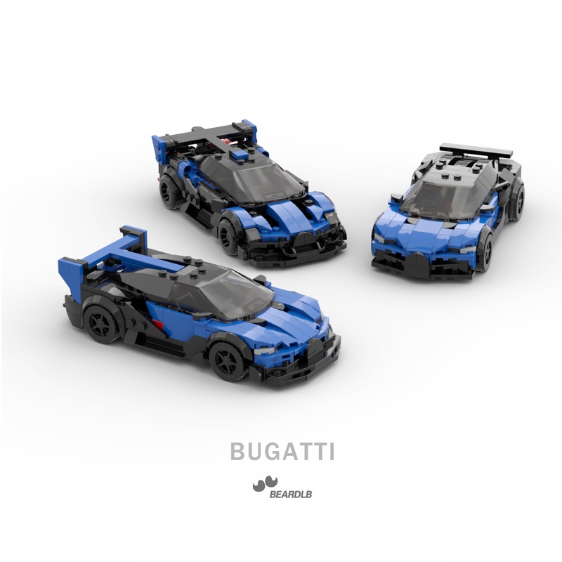 obligatorisk frynser humor LEGO MOC BUGATTI CHIRON BOLIDE VISION GT SPEED CHAMPIONS by beardLB |  Rebrickable - Build with LEGO
