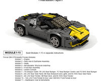 LEGO MOC-80927 Ferrari 296 GTB Assetto Fiorano (2022) DkGr / Yl