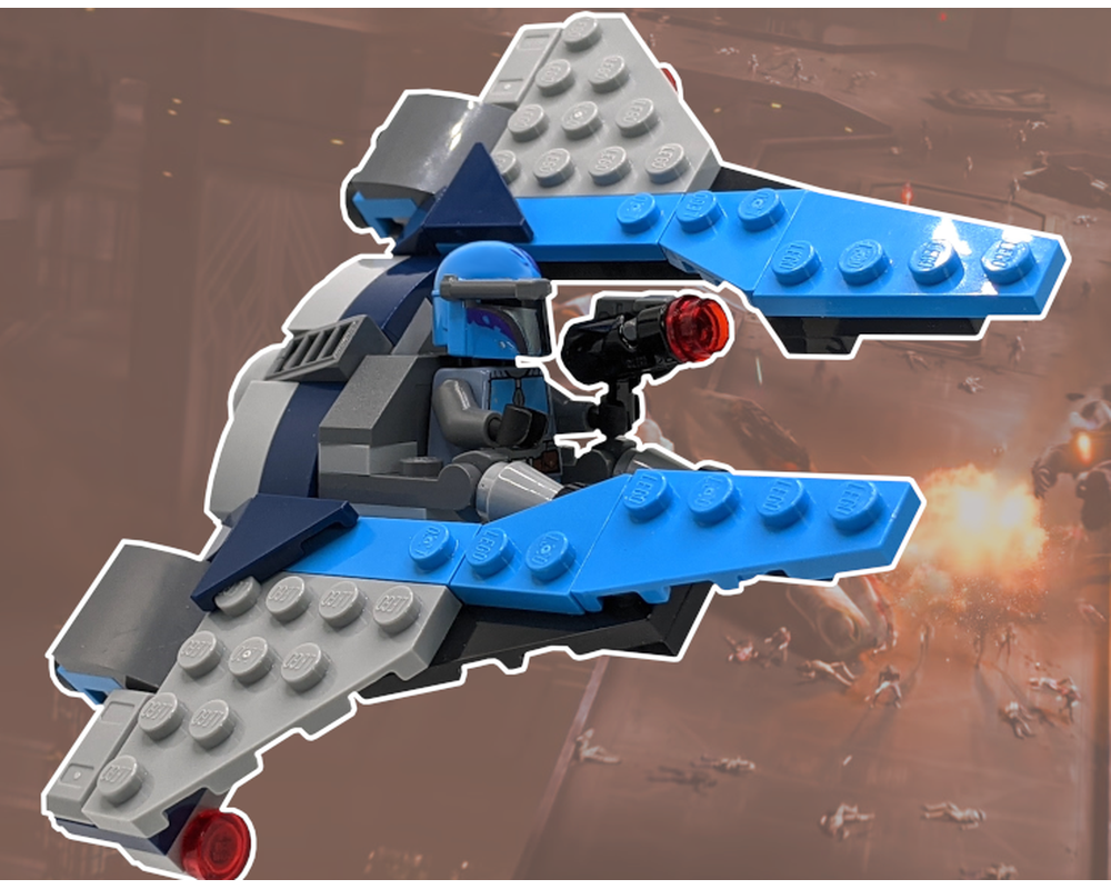 LEGO MOC Mandalorian Starfighter | Custom LEGO STAR WARS Michrofighter