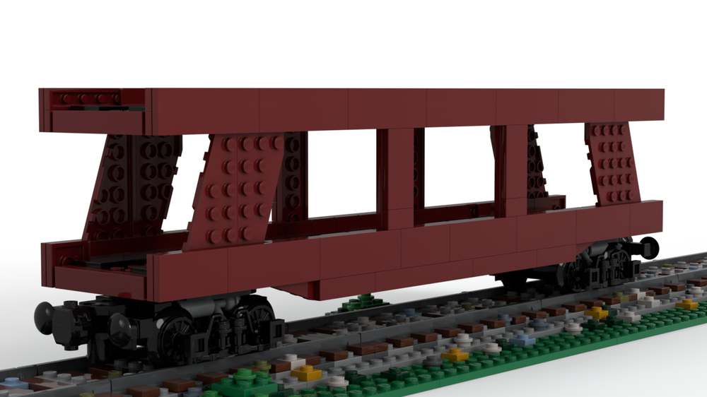 LEGO MOC-81206 60s Autorack by abledfire | Rebrickable - Build with LEGO