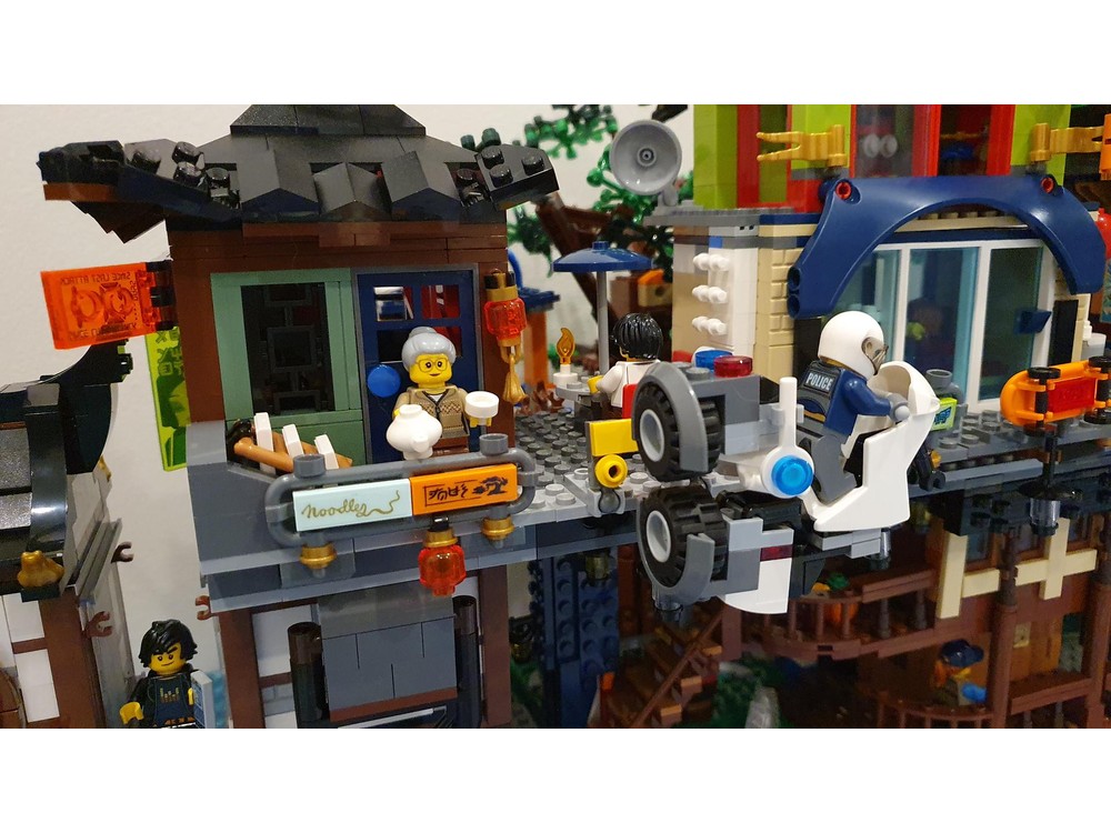 LEGO MOC Ninjago City Rest Stop by icedragonj Rebrickable