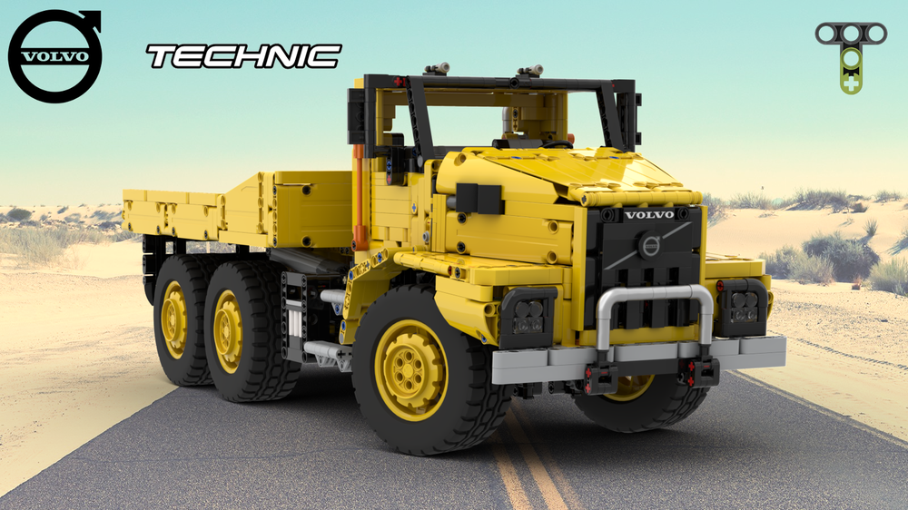 Volvo Dumper Lego Technic Volvo 6x6 LEGO MOC 42114 Volvo N10 6x4