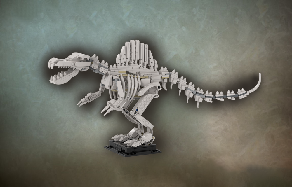 LEGO MOC Spinosaurus Skeleton - Lego Dinosaur Fossils by LaurensPosthuma |  Rebrickable - Build with LEGO