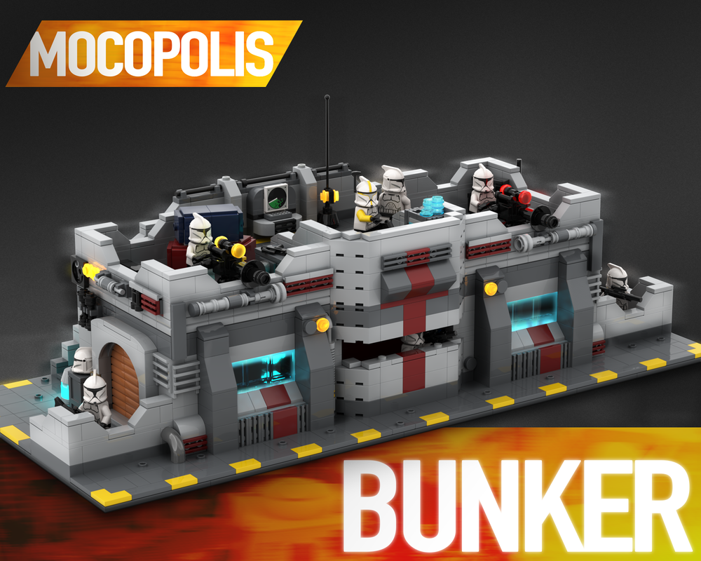 Lego Moc Sw Clone Base Bunker By Mocopolis | Rebrickable - Build With Lego