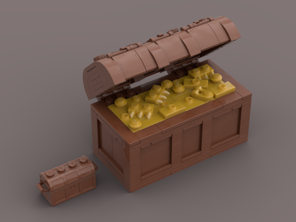 LEGO MOC Medieval Chest by Hangarbay24 | Build LEGO