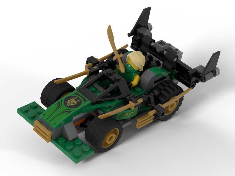 LEGO MOC 71700-2: Lloyd's Racer by SecondBricks | Rebrickable Build with LEGO