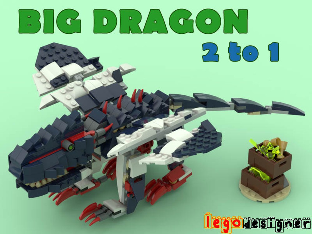 LEGO MOC Lego Dragon MOC by MartinDesign