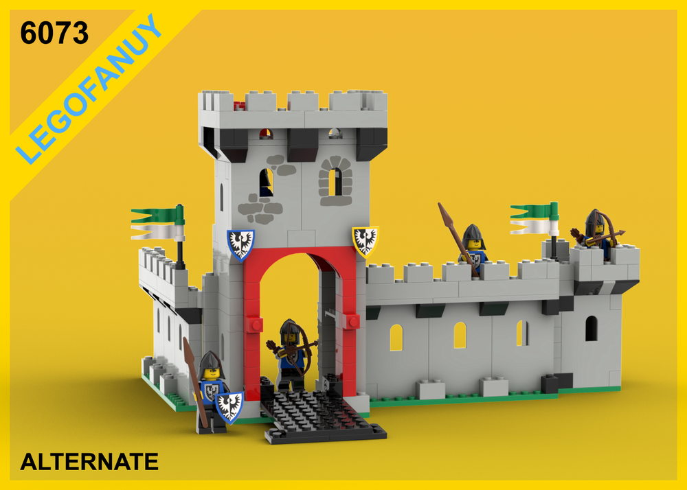 nedsænket marv Mediator LEGO MOC 6073 Alternate "Knight's Gate" by bricks_fan_uy | Rebrickable -  Build with LEGO