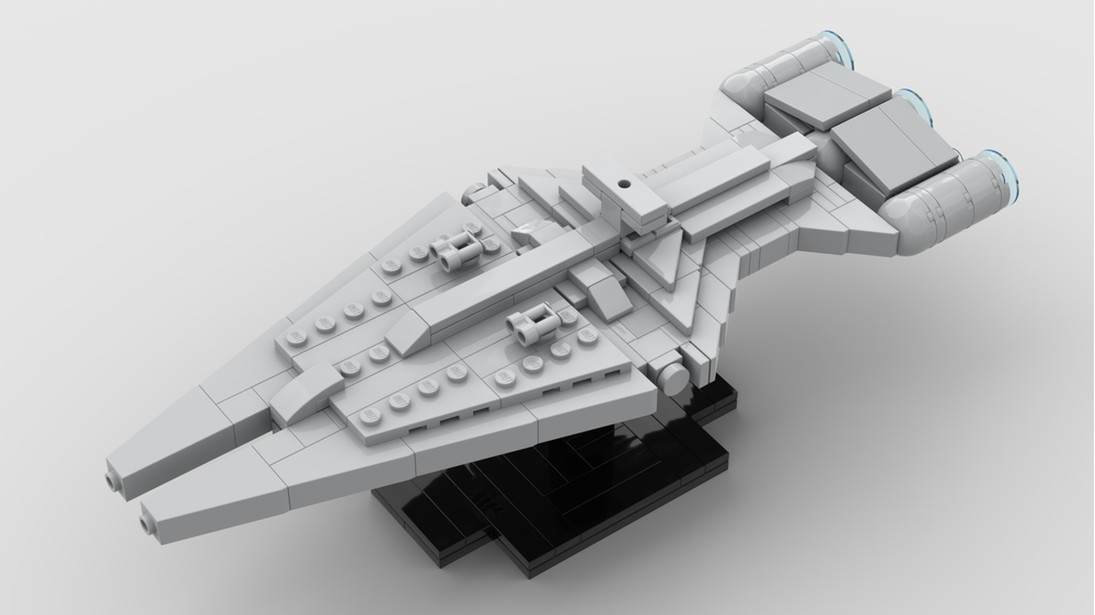 LEGO MOC 1:1455 Arquitens-class Cruiser (Imperial Remnant) by Kdapt ...