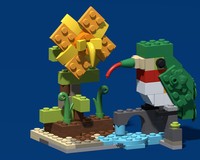 BYGGLEK Hummingbird
