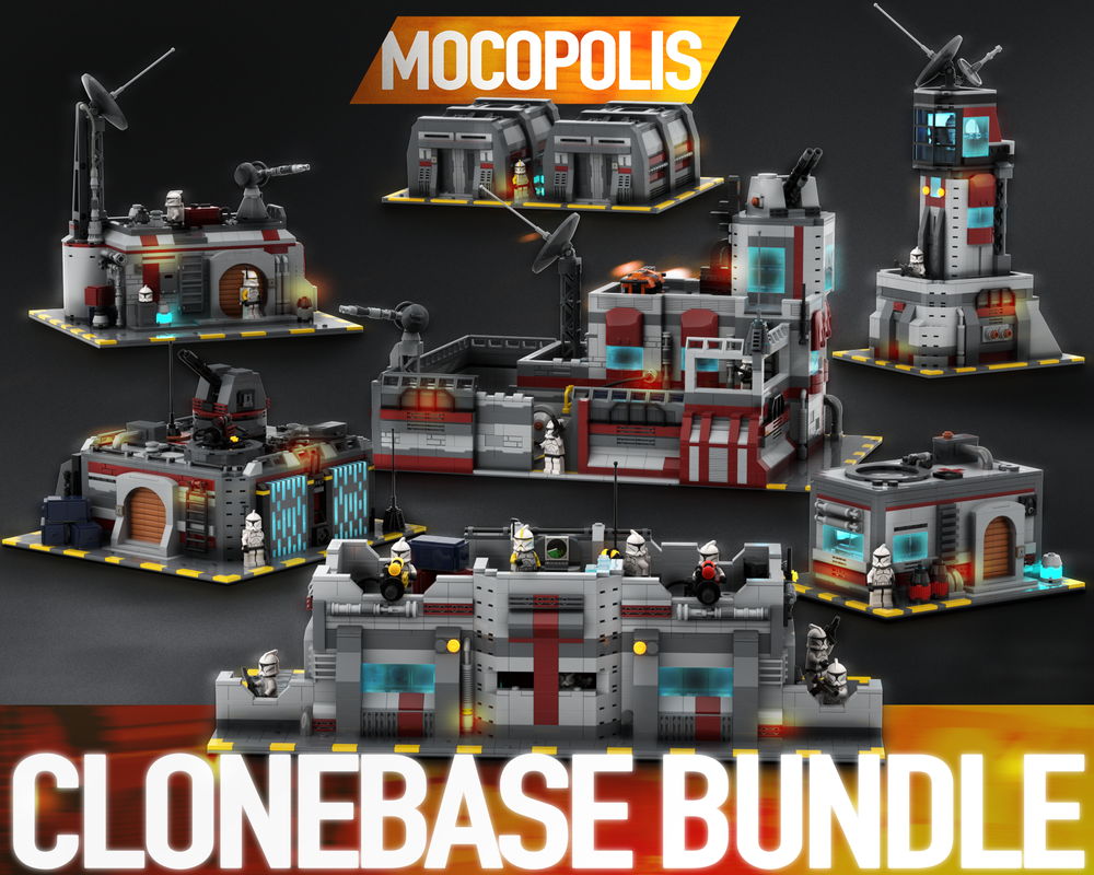 Lego Moc Sw Clone Base Bundle By Mocopolis | Rebrickable - Build With Lego
