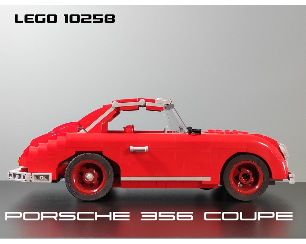 LEGO MOC 10258 Porsche 356 Coupe by Kirvet | Rebrickable - Build with LEGO