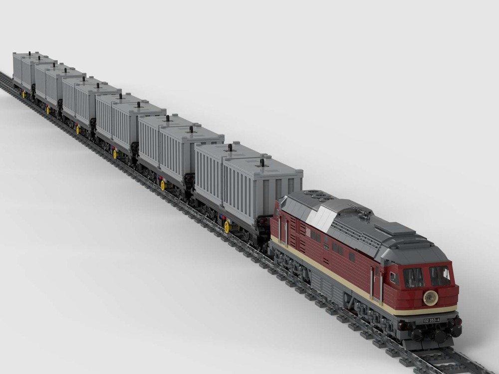 LEGO MOC-81731 MOCPACK > BR132 + Container Wagons by langemat ...