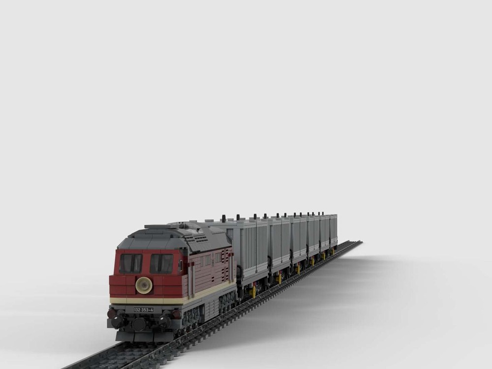 LEGO MOC-81731 MOCPACK > BR132 + Container Wagons by langemat ...