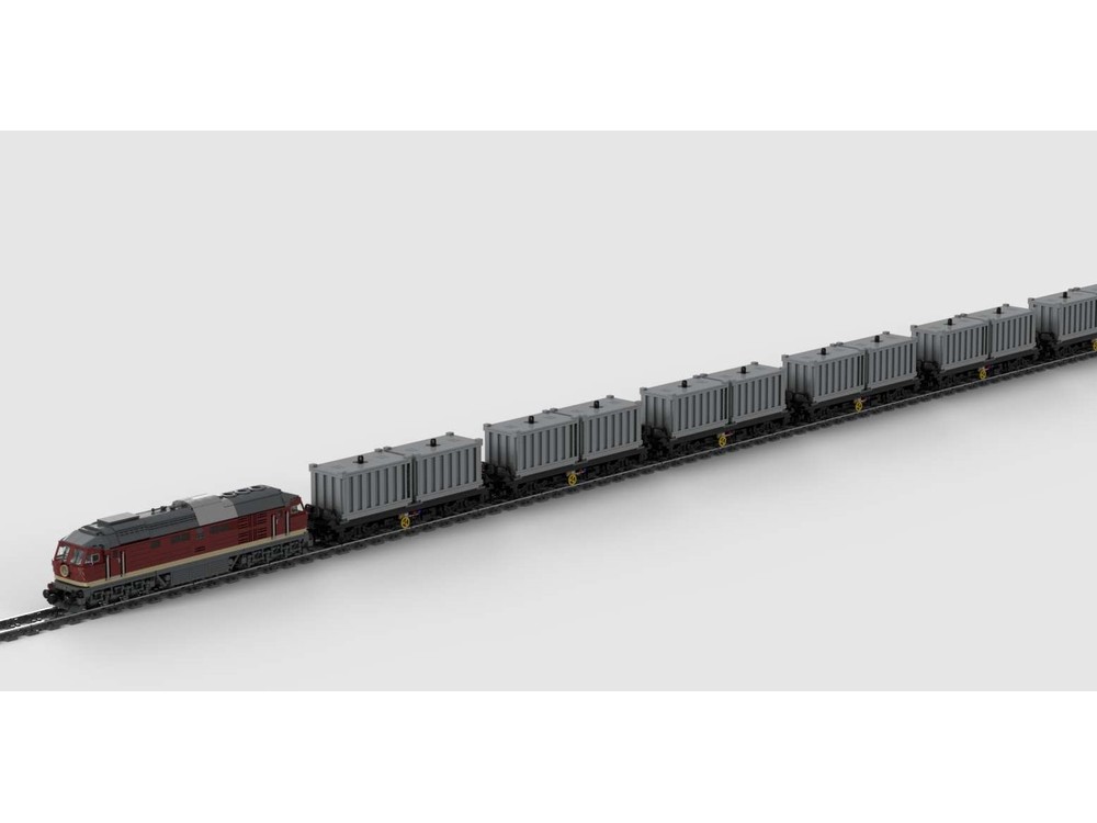 LEGO MOC-81731 MOCPACK > BR132 + Container Wagons by langemat ...
