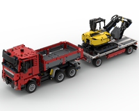 Man TGX Excavator Transport