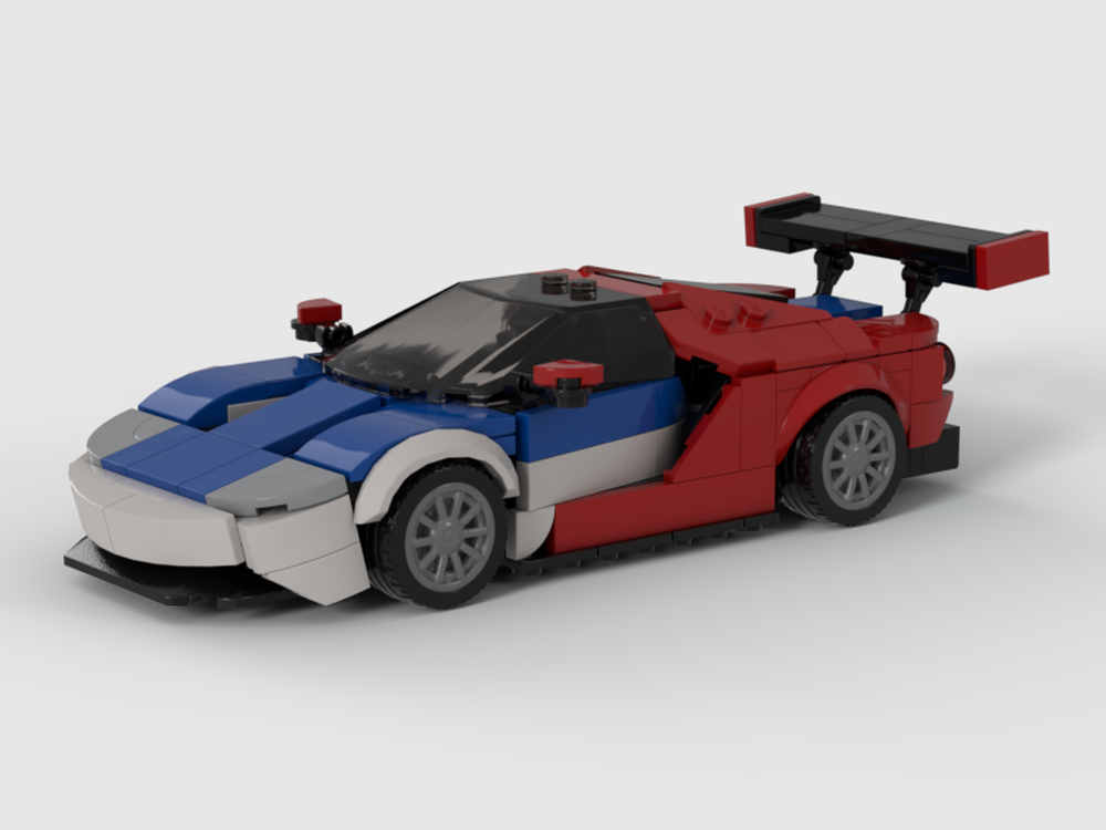Lego Moc Ford Gt Le Mans By Lemur51 | Rebrickable - Build With Lego