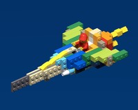 BYGGLEK Starfighter 4