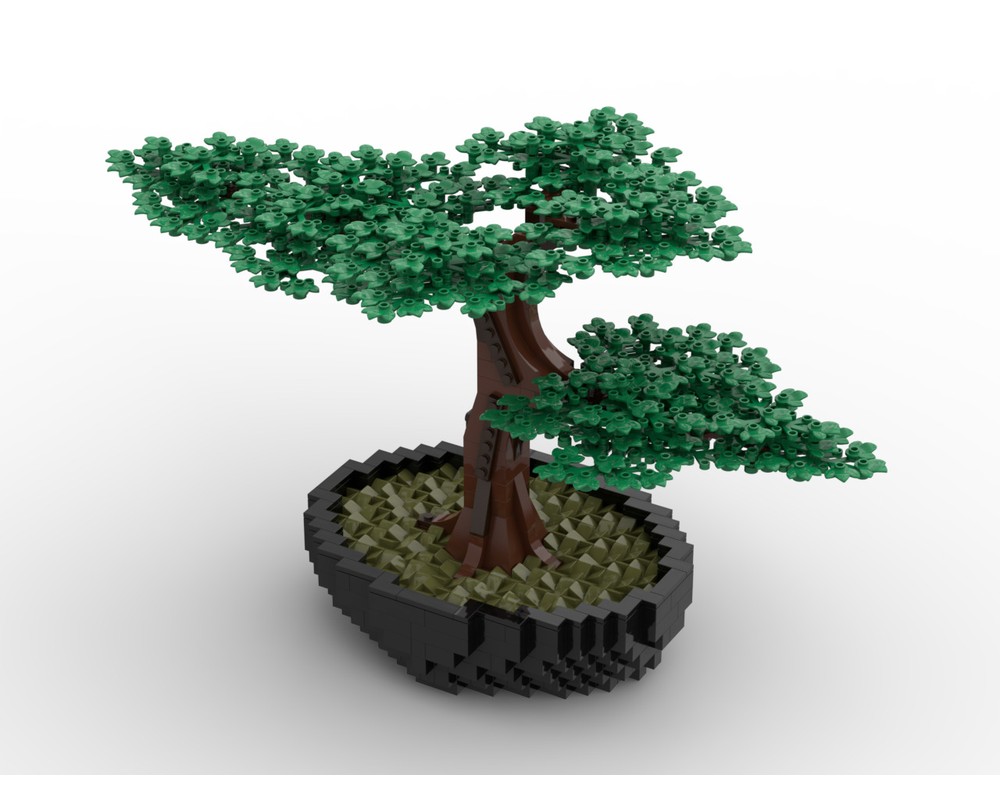 LEGO MOC Bonsai Tree by Ben_Stephenson Rebrickable Build with LEGO