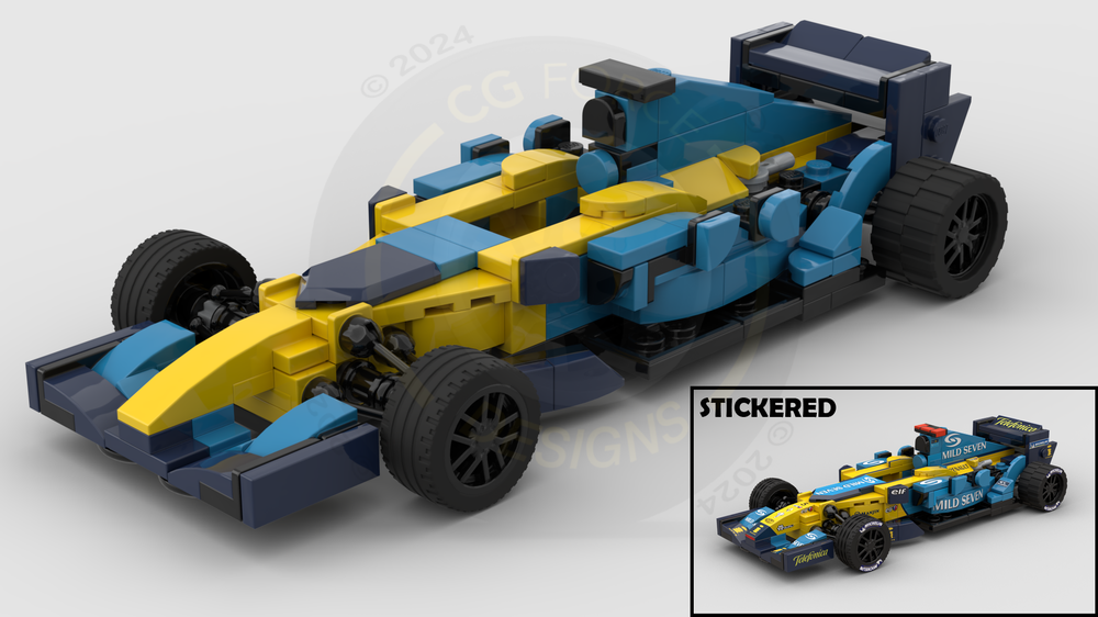 LEGO MOC F1 Renault by LegoCG | Rebrickable - with LEGO