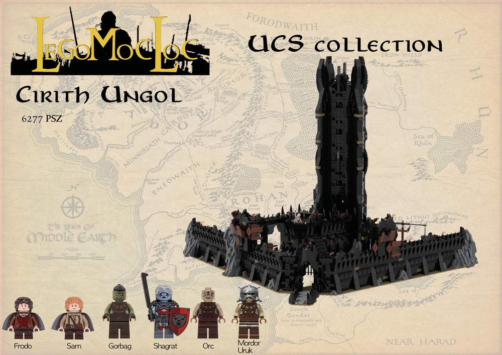 LEGO MOC Minas Tirith by drbaggy