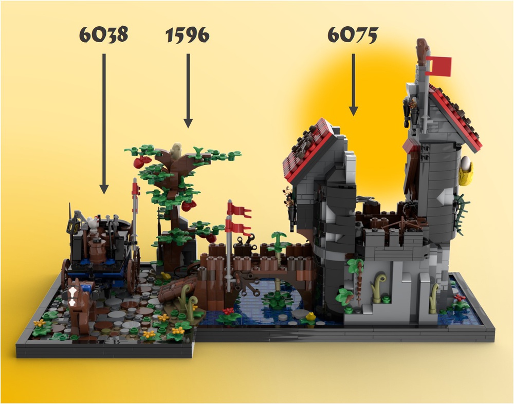 LEGO MOC Tribute to Wolfpack - 6075, 6038, 1596 - Economy Version ...