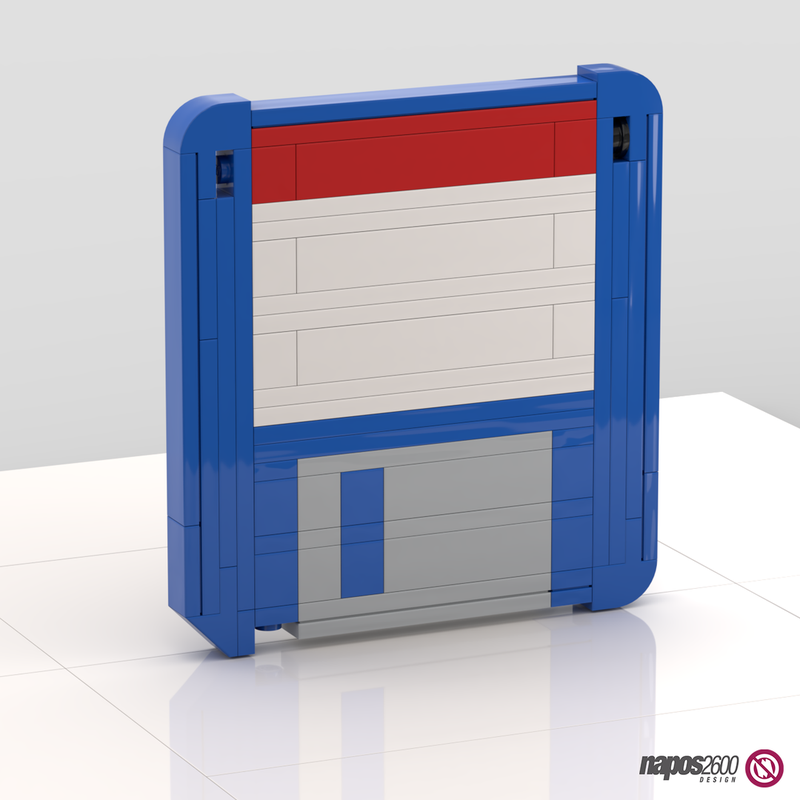 LEGO MOC Save Icon (Floppy Disk) Update by napos2600 | Rebrickable ...