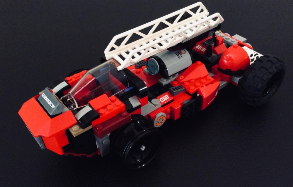 LEGO MOC Kai's Fire Engine by rowanandliam | Rebrickable - Build with LEGO