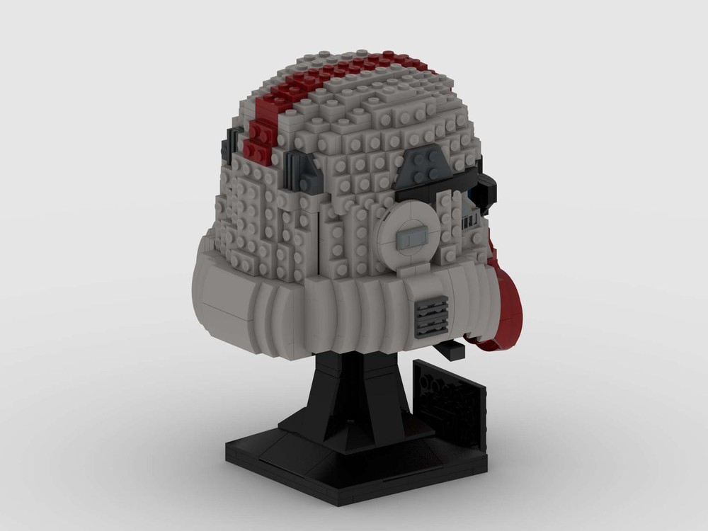 LEGO MOC Incinerator Trooper helmet by lego4366 Rebrickable Build with LEGO