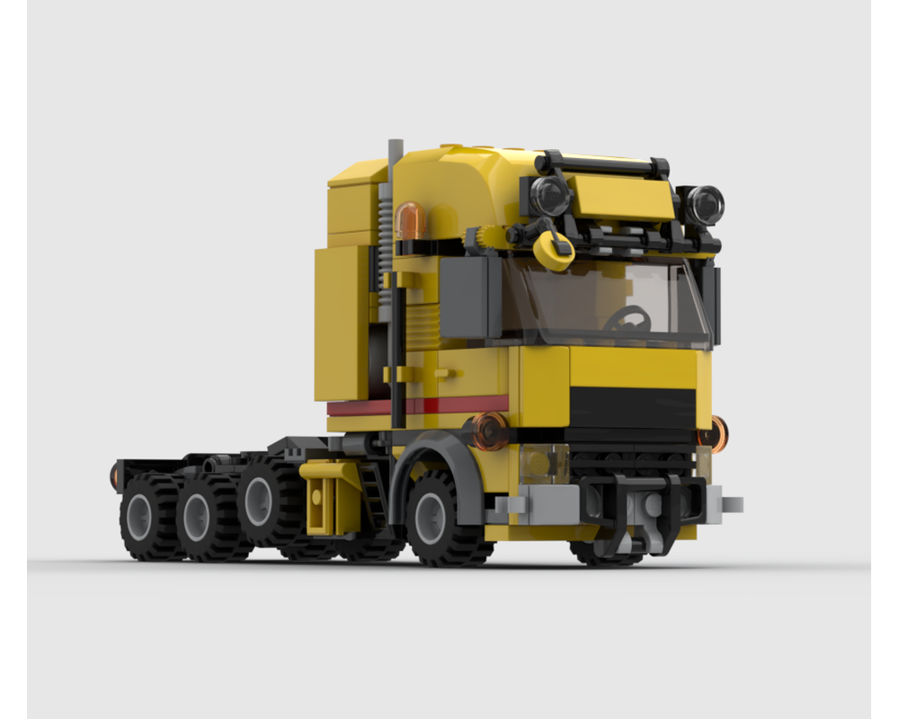 LEGO MOC Heavy Haulage Truck by Brickingston | Rebrickable - Build with ...