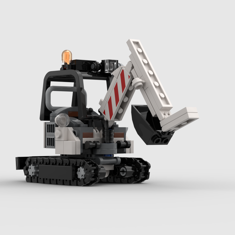 LEGO MOC Mini Excavator by Brickingston | Rebrickable - Build with LEGO