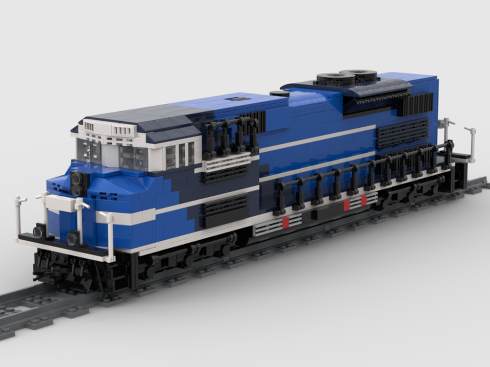 LEGO MOC Union Pacific SD70ACe by Your Brick Guy | Rebrickable - Build ...