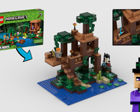 Minecraft Jungle Treehouse from Witch Hut