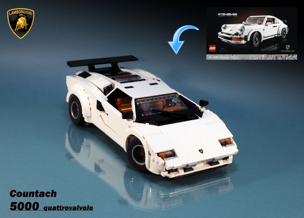 arv Hus Hindre LEGO MOC 10295 Lamborghini Countach by firas_legocars | Rebrickable - Build  with LEGO